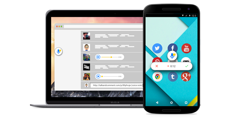 Talk & Comment on multiple devices